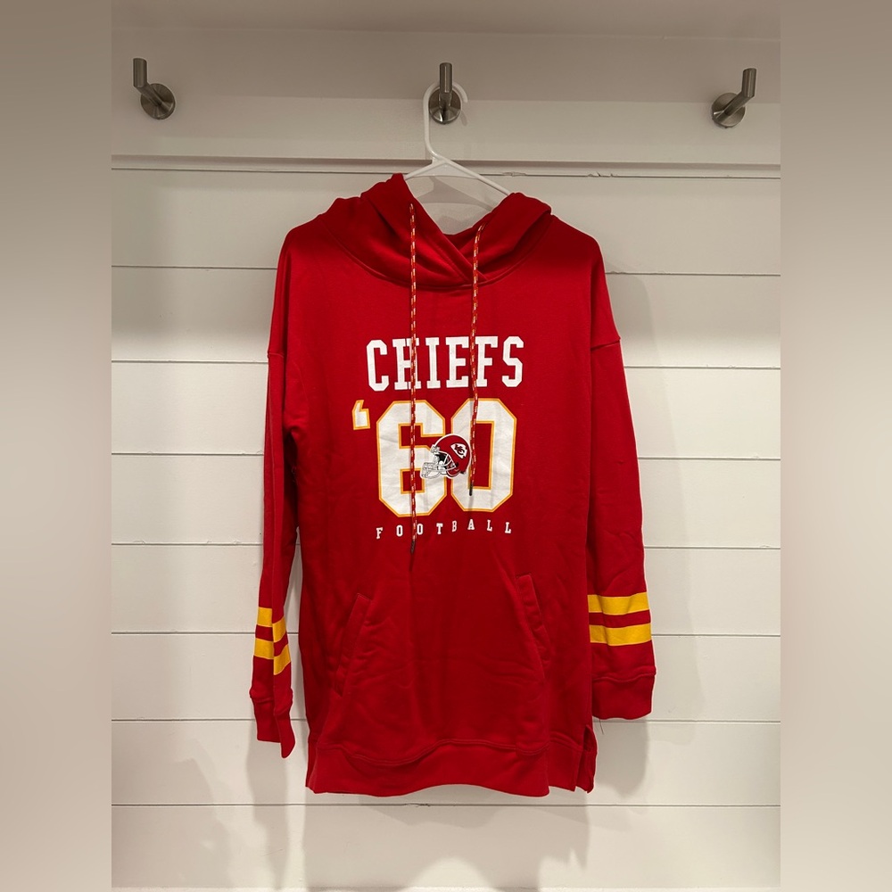 [L] Ultra Game NFL Kansas City Chiefs Hoodie Sweatshirt
